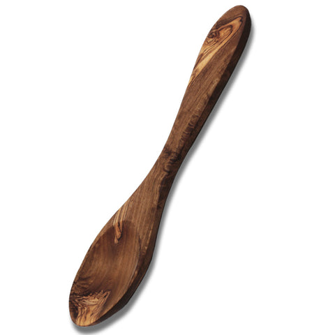 Olive Wood Oval Spoon 10"