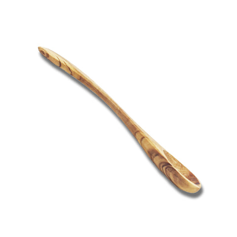 Olive Wood Coffee Spoon 5in