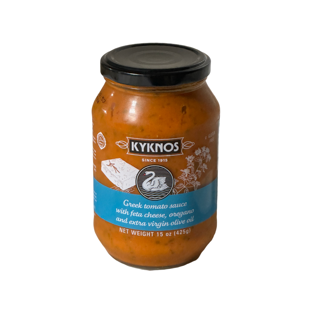 Kyknos Greek Tomato Sauce w/ Oregano & Feta 425g